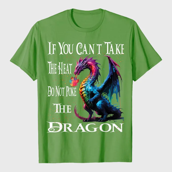 Flying Mythical Creature Cool Dragon Flame Spewing Dragon T-Shirt