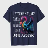 Flying Mythical Creature Cool Dragon Flame Spewing Dragon T-Shirt