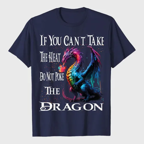 Flying Mythical Creature Cool Dragon Flame Spewing Dragon T-Shirt