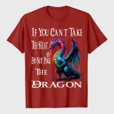 Flying Mythical Creature Cool Dragon Flame Spewing Dragon T-Shirt