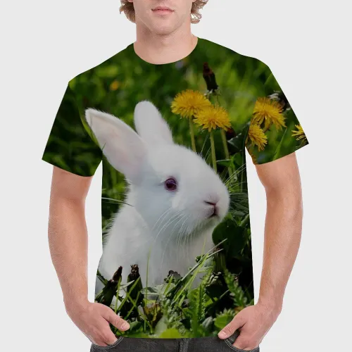 Cute Pet Rabbit Bunny Graphic T-Shirt