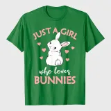 Just A Girl Who Loves Bunnies Rabbit Bunny T-Shirt
