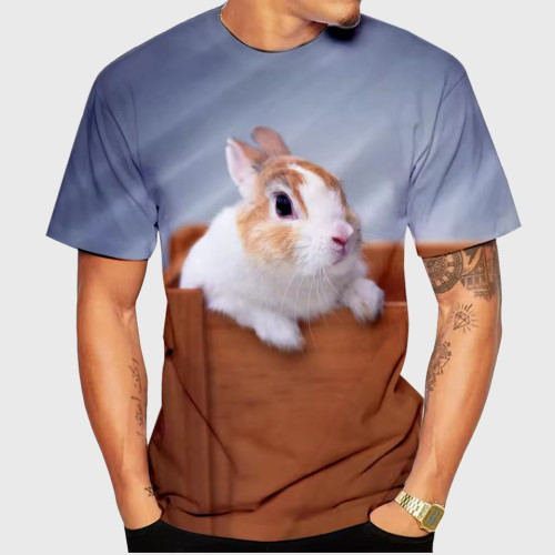 Cute Rabbit Bunny Graphic T-Shirt