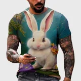 Lovely Rabbit Bunny Graphic T-Shirt