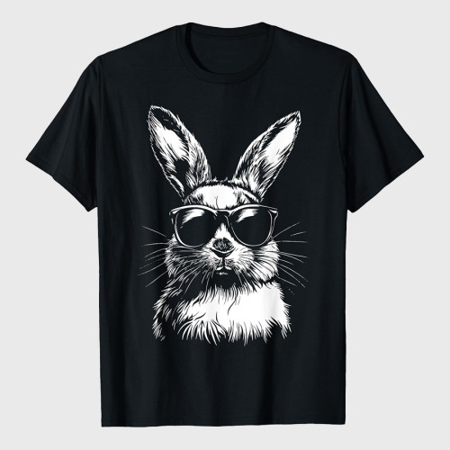 Rabbit Easter Bunny Sunglasses T-Shirt