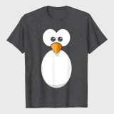 Halloween Penguin Costumes Funny Penguin Face Design Easy Costume Penguin T-Shirt