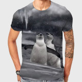 Kawaii Penguin Graphic T-Shirt