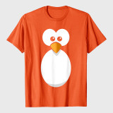 Halloween Penguin Costumes Funny Penguin Face Design Easy Costume Penguin T-Shirt