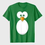 Halloween Penguin Costumes Funny Penguin Face Design Easy Costume Penguin T-Shirt