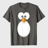 Halloween Penguin Costumes Funny Penguin Face Design Easy Costume Penguin T-Shirt