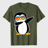 Cute Penguin Novelty Apparel Dabbing Penguin Cute Animal Birthday Party Gift T-Shirt
