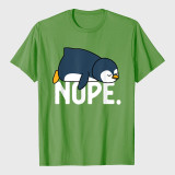 Funny Nope Not Today Lazy Penguin Animal Lover T-Shirt