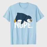 Funny Nope Not Today Lazy Penguin Animal Lover T-Shirt