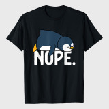 Funny Nope Not Today Lazy Penguin Animal Lover T-Shirt