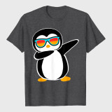 Cute Penguin Novelty Apparel Dabbing Penguin Cute Animal Birthday Party Gift T-Shirt