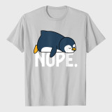 Funny Nope Not Today Lazy Penguin Animal Lover T-Shirt