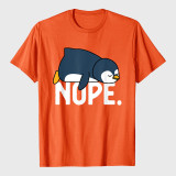Funny Nope Not Today Lazy Penguin Animal Lover T-Shirt