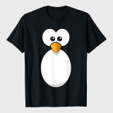 Halloween Penguin Costumes Funny Penguin Face Design Easy Costume Penguin T-Shirt