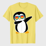 Cute Penguin Novelty Apparel Dabbing Penguin Cute Animal Birthday Party Gift T-Shirt