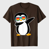 Cute Penguin Novelty Apparel Dabbing Penguin Cute Animal Birthday Party Gift T-Shirt