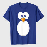 Halloween Penguin Costumes Funny Penguin Face Design Easy Costume Penguin T-Shirt