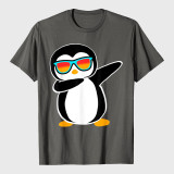 Cute Penguin Novelty Apparel Dabbing Penguin Cute Animal Birthday Party Gift T-Shirt