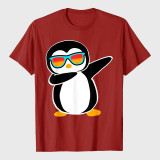 Cute Penguin Novelty Apparel Dabbing Penguin Cute Animal Birthday Party Gift T-Shirt
