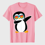 Cute Penguin Novelty Apparel Dabbing Penguin Cute Animal Birthday Party Gift T-Shirt