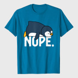 Funny Nope Not Today Lazy Penguin Animal Lover T-Shirt