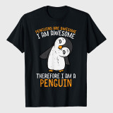 Penguins Are Awesome Therefore Mens T-Shirt
