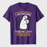 Penguins Are Awesome Therefore Mens T-Shirt