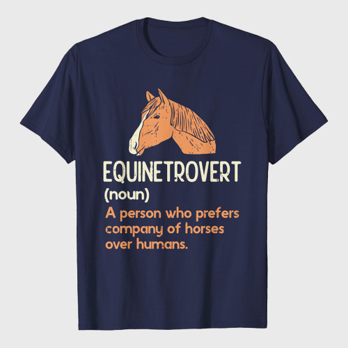 Fun Horse Lover Humor Funny Horse Definition T-Shirt