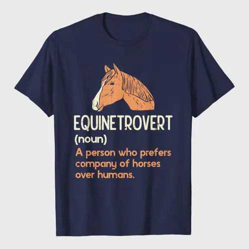 Fun Horse Lover Humor Funny Horse Definition T-Shirt