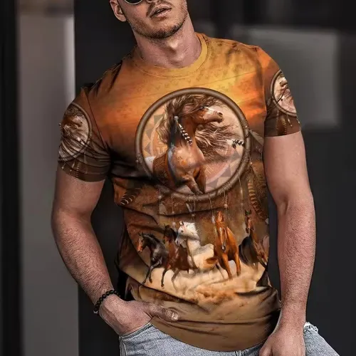 Dreamcatcher Horse Graphic T-Shirt