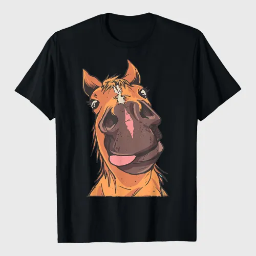 Funny Horse Riding Classic T-Shirt