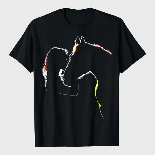Horse Shirt for Ladies Horse Related Gifts T-Shirt