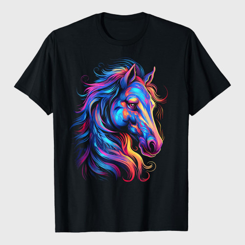 Horse Head Shirt Beautiful Horse Graphic T-Shirt