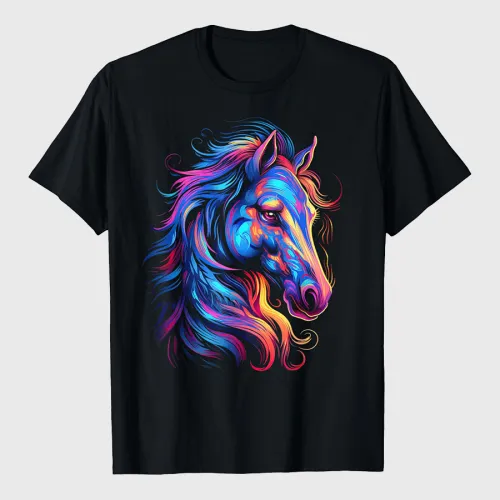 Horse Head Shirt Beautiful Horse Graphic T-Shirt