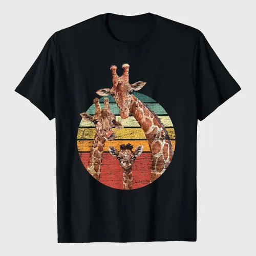 Animal Lover Family African Safari Giraffe T-Shirt