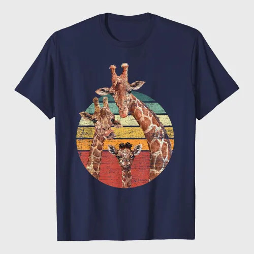 Animal Lover Family African Safari Giraffe T-Shirt