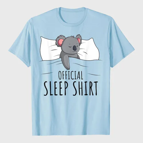 Official Napping Koala Pyjama Gift Idea Koala Lover T-Shirt