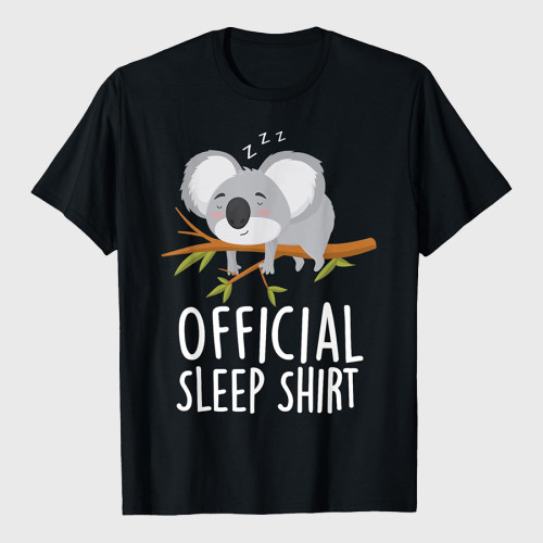 Official Sleep Shirt Pajamas Nightgown Koala Bear T-Shirt