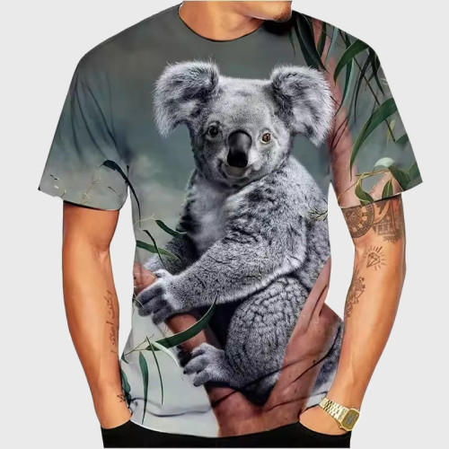 Mens Koala Graphic T-Shirt