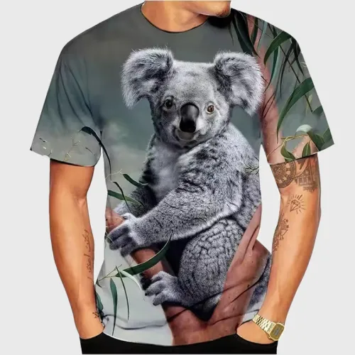 Mens Koala Graphic T-Shirt
