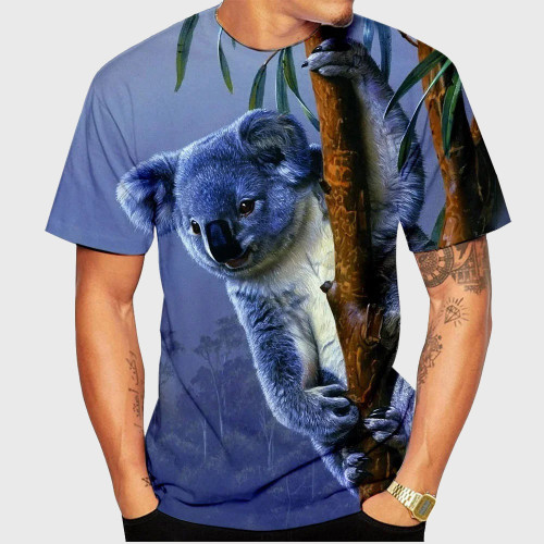 Koala Lover Printed T-Shirt
