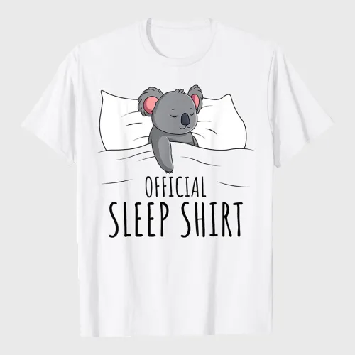 Official Napping Koala Pyjama Gift Idea Koala Lover T-Shirt