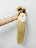 10A Human Hair Straight 1 Bundle Virgin Remy Hair Weave  Human Hair Extensions 613 Color Pango