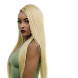 10A Human Hair Straight 1 Bundle Virgin Remy Hair Weave  Human Hair Extensions 613 Color Pango