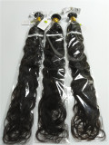 11A Human Hair water Wave 1 Bundle 100% Unprocessed Virgin Remy Hair Weave Human Hair Extensions Natural Black Color Pango