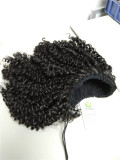 Synthetic Hair Afro Puff Ponytail Extensions for Black Women Kinky Curly Drawstring Hair Ponytail Hairpieces Natural Kinky Curly Clip in Ponytail (8inch)